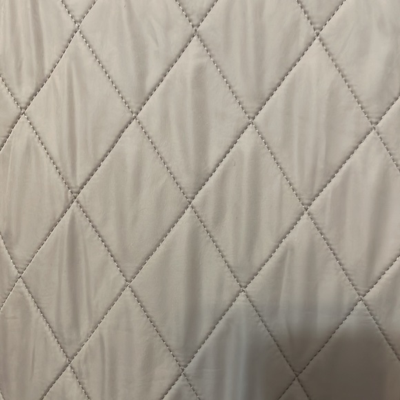 Barbour Quilted Cream fleece lined coat Size 10 - Picture 5 of 7